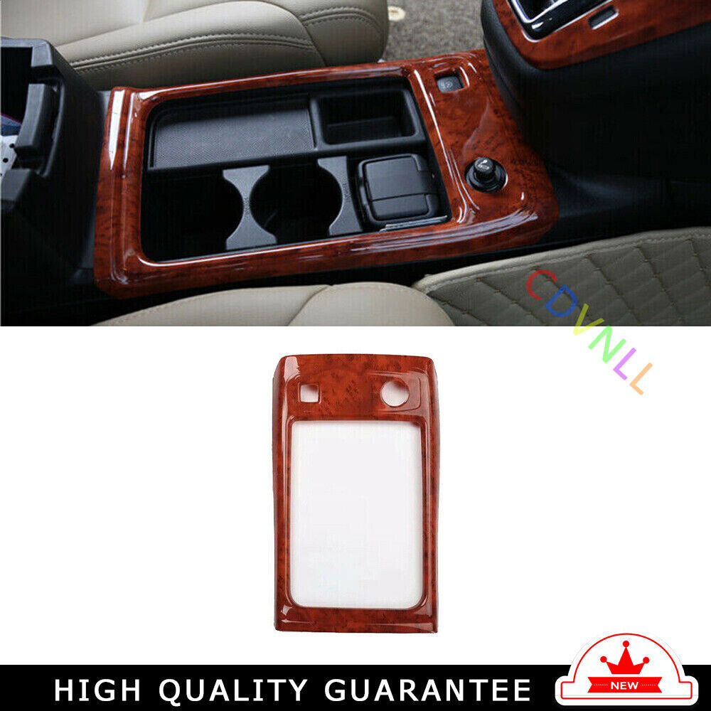 Inner Middle Console Drinking Glass Trim for Honda CRV CR-V 2012-2016 Wood Grain