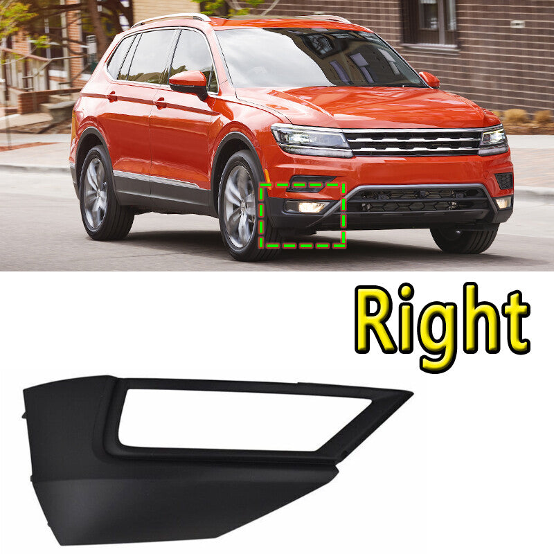 The light is compatible with the right front bumper fog light frame of 2017 and 2019 for Volkswagen for Tiguan .