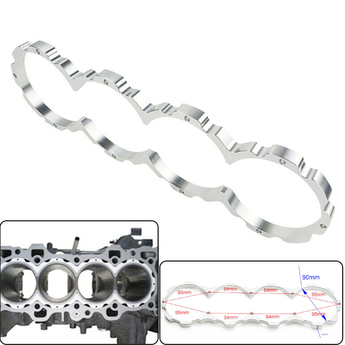 Car Billet Block Guard For B16 B18 B18C GSR B- CRX Turbo Integra for Civic