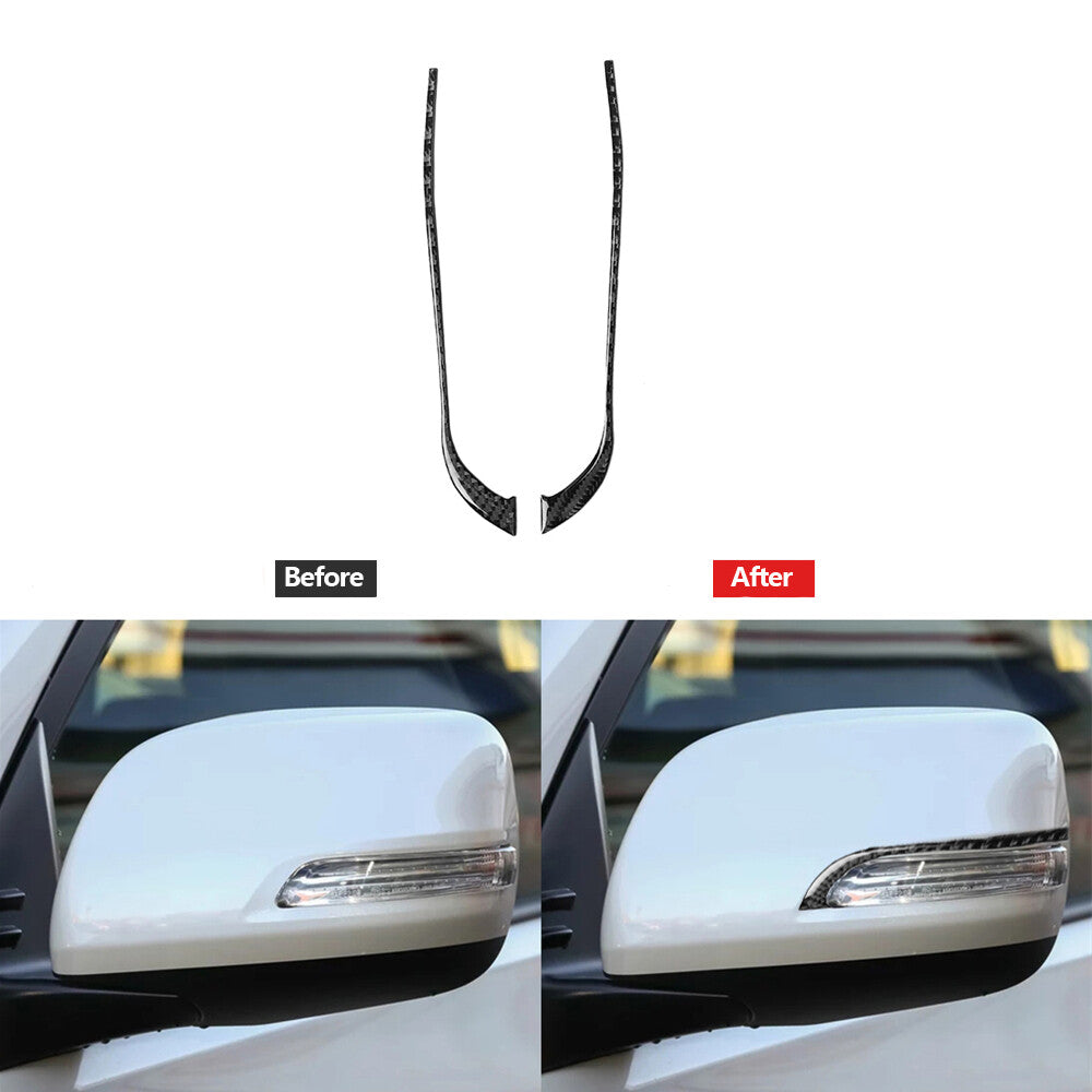2X Carbon Fiber Interior Door Storage Cover Trim for RAM Promaster 2014-2021 v
