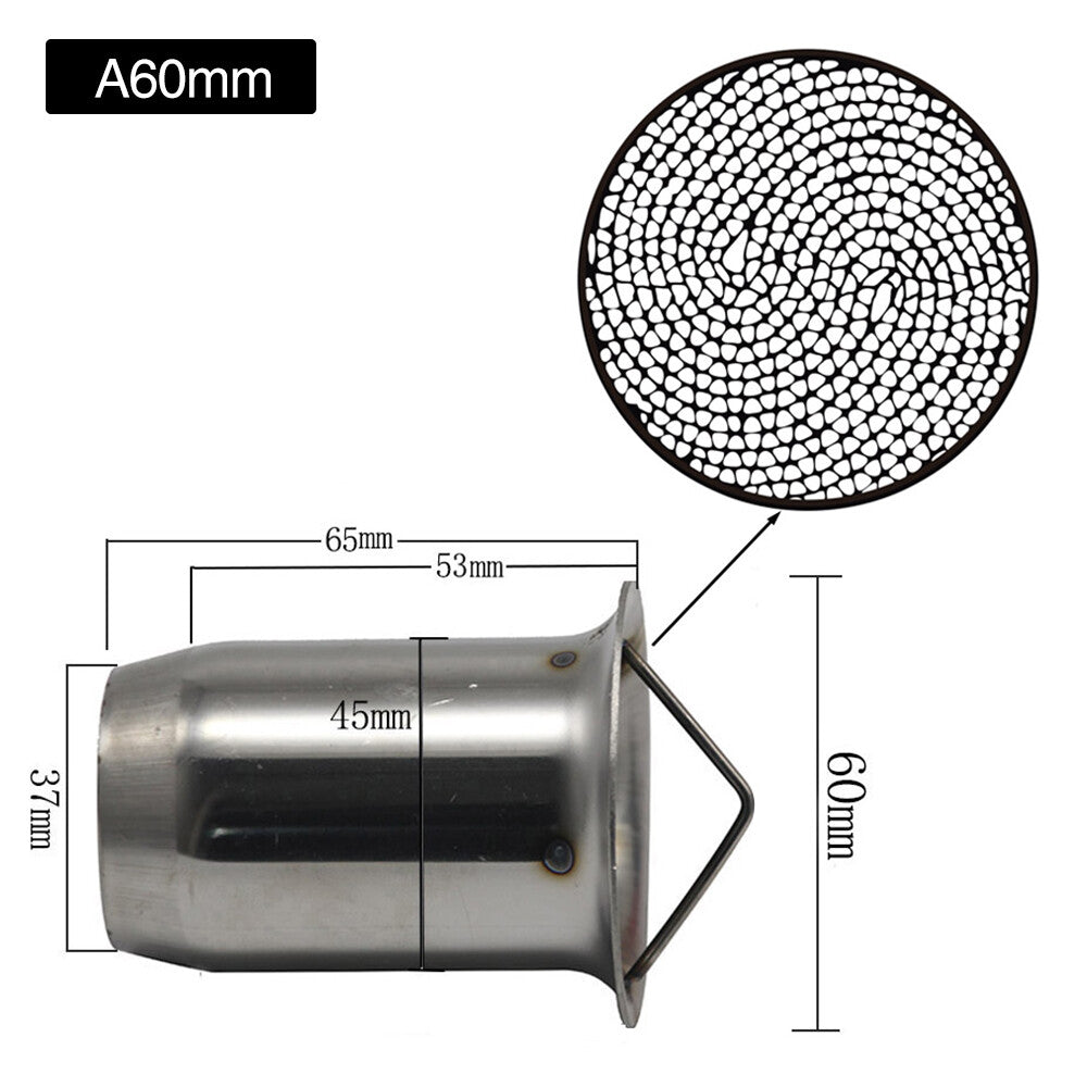 ZSDTRP DB Killer Universal Motorcycle Exhaust Muffler 60MM Q