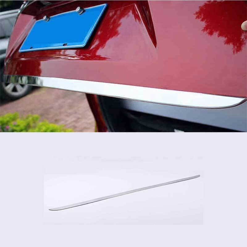 1PCS Silver Steel Rear Trunk Lid Tailgate Strip Trim for Mazda CX-5 CX5 2013-16