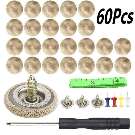 DIY Car Roof Lining Repair Kit Fix Sagging Headliner Pin Buckle Screw Snap Rivet