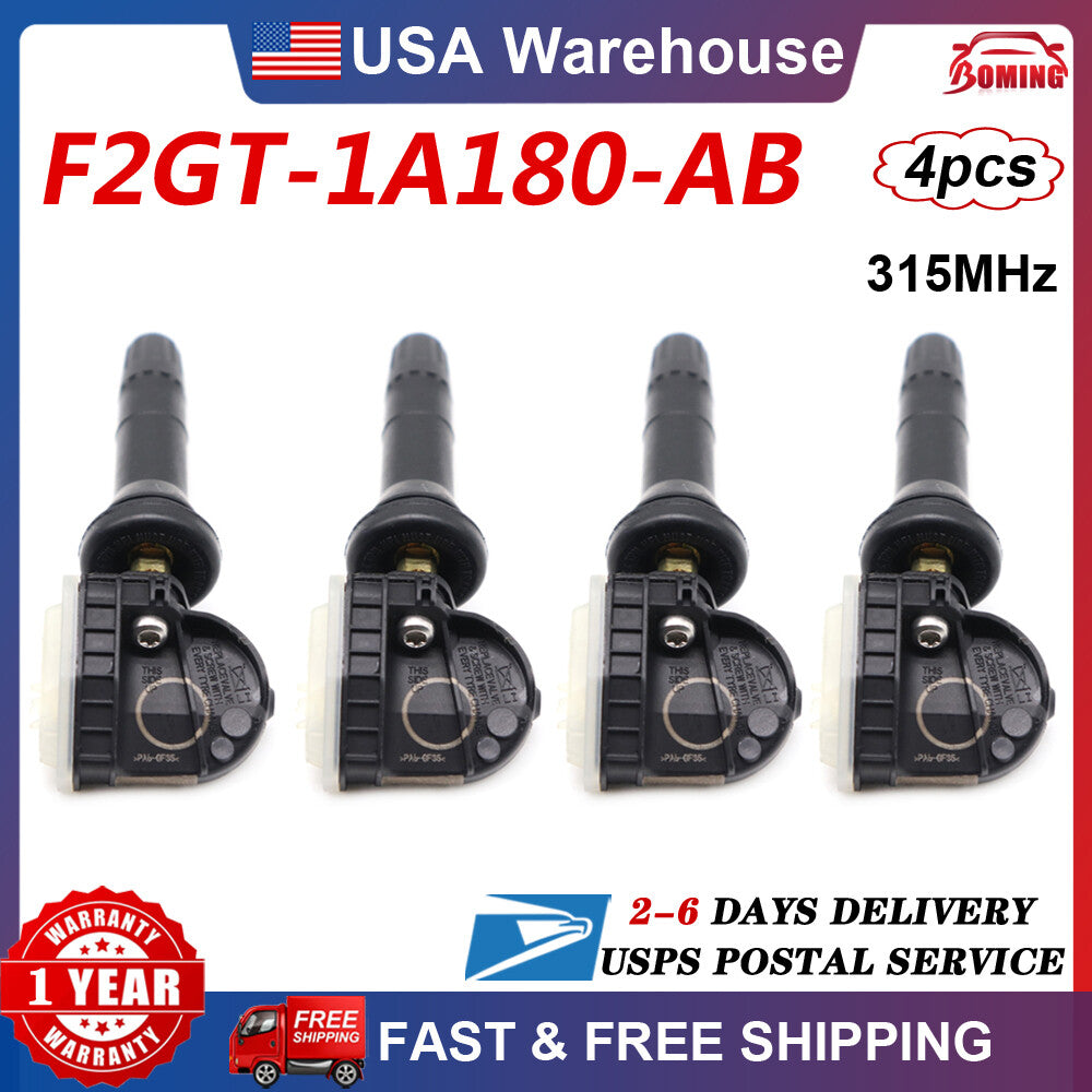 4-pack of new F2GT-1A189-AB tire pressure sensors 2015-2018 F-150 EDGE for MUSTANG TPMS35