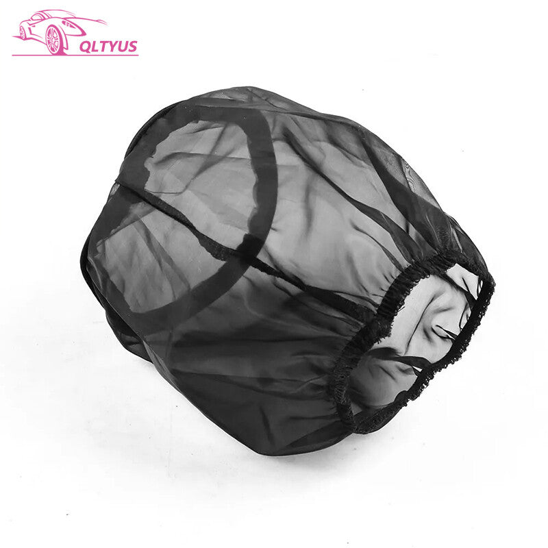 Small engine cold intake pre-filter cone cover air filter black universal