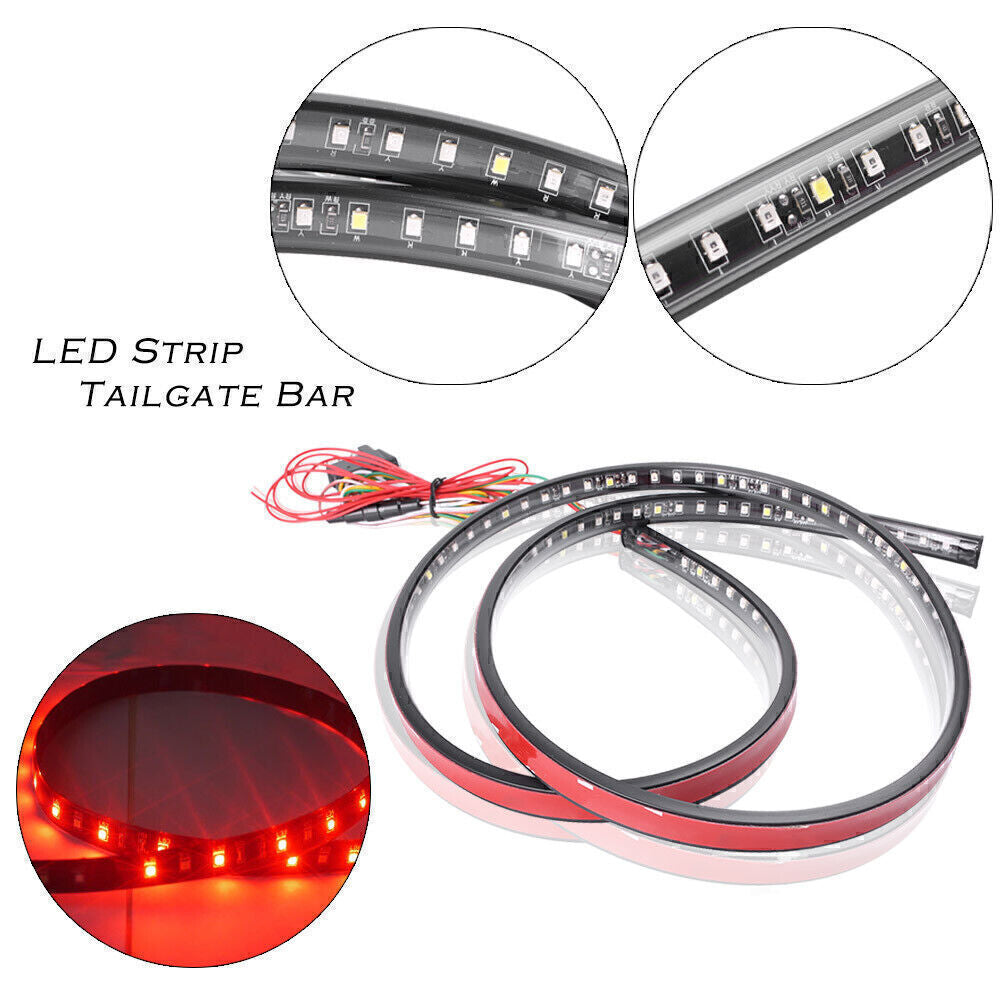 5-Function 48 Truck LED Tailgate Brake Light Strip bar Fit Chevry for Honda for Ram