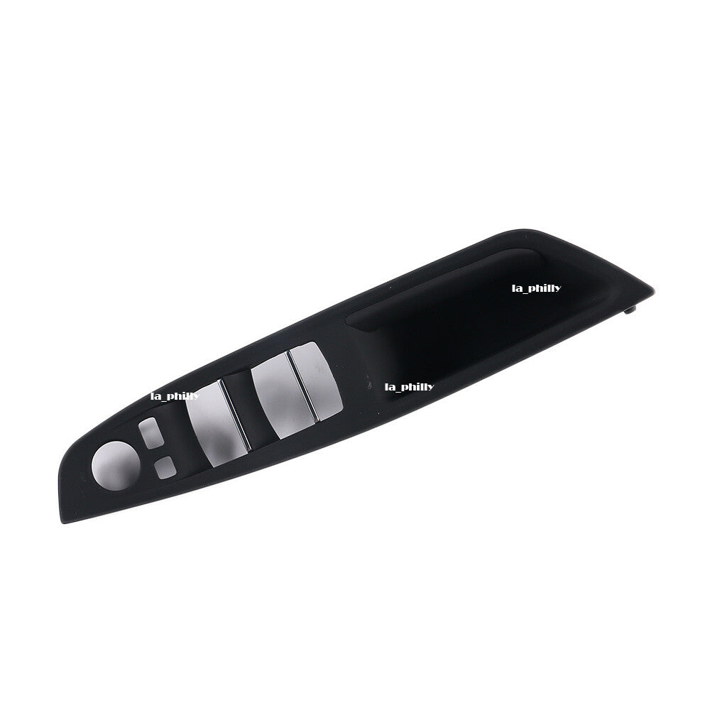 Left Door Handle Window Switch Panel Black Fits for BMW 5 Series 520 F10 F11 F18 Q