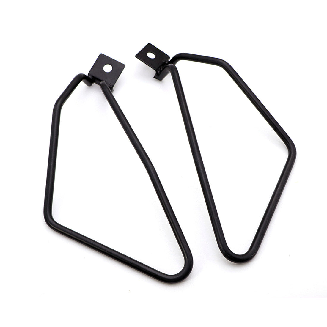 New Black Metal Saddle bag Support Bars Mount Bracket for Harley Sportster XL883 Q