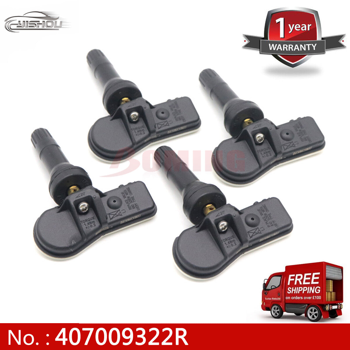 407009322R 433MHz TPMS Tire Pressure Monitoring Sensor for Dacia , for Renault , and for Opel .