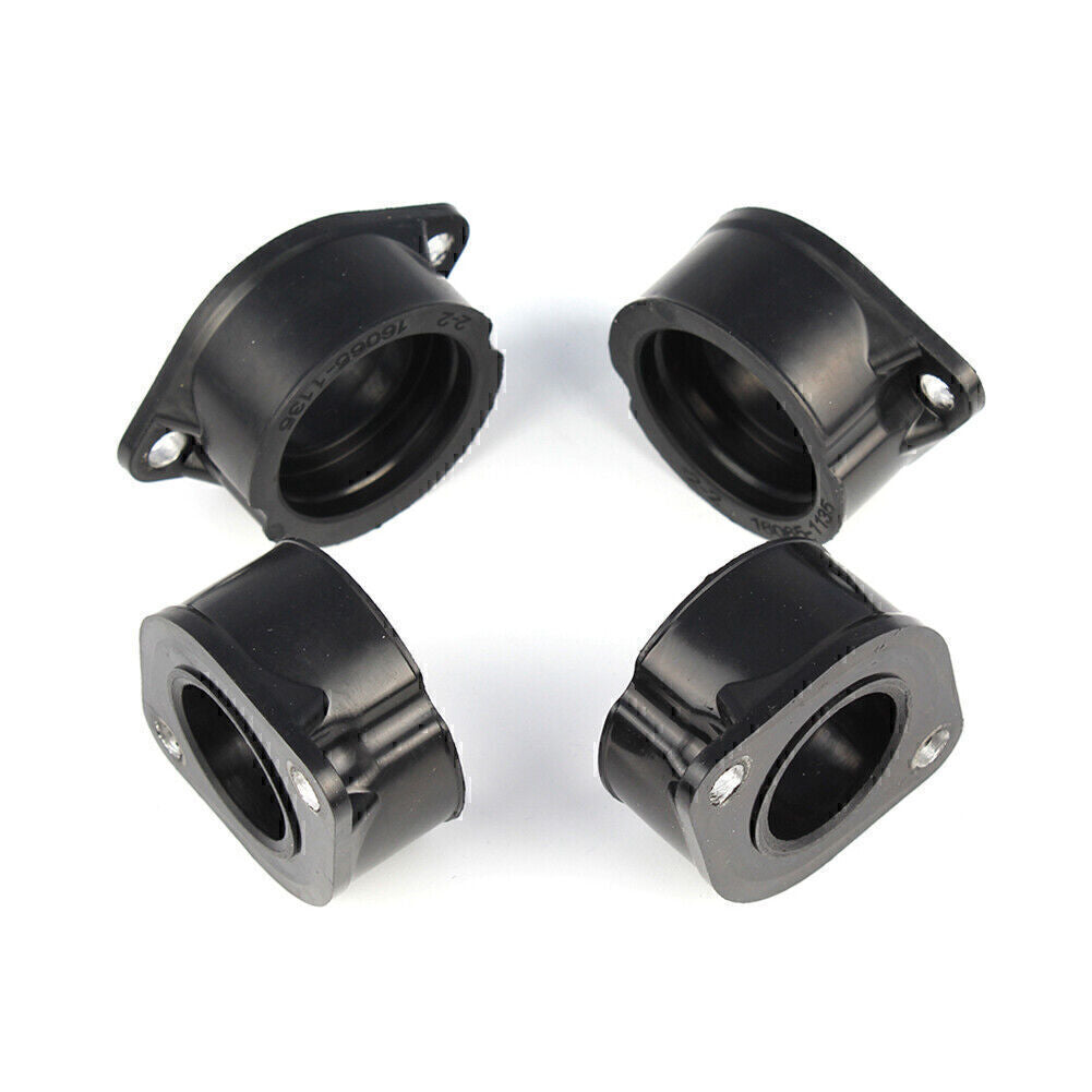 4X Carb Carburetor Intake Manifold Boots for Kawasaki KZ1000K1/K2 LTD 1981-1982
