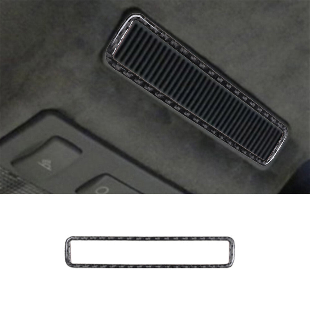 Carbon Fiber Top Air Vent Frame Panel Trim Cover Sticker for Audi TT 8N 2001-06