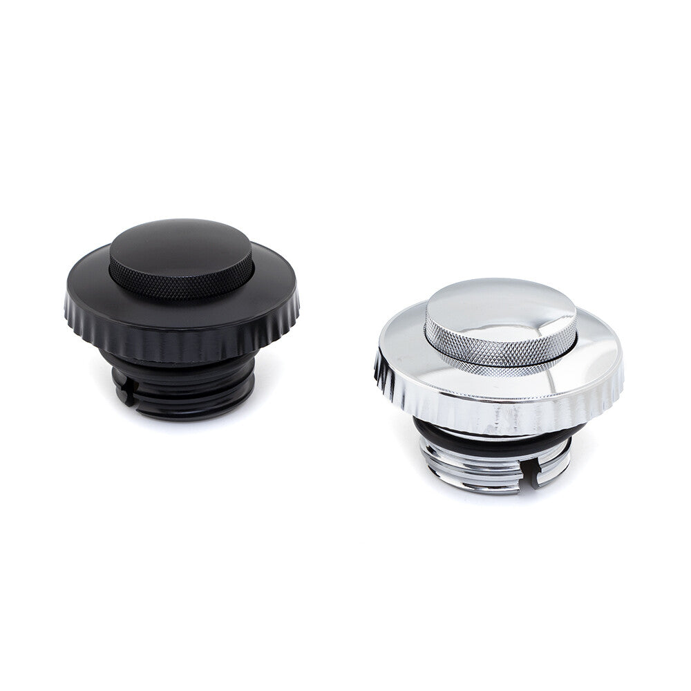 CNC Flush Pop Up Reservoir Vented Fuel Tank Gas Cap for Harley Sportster Dyna Q