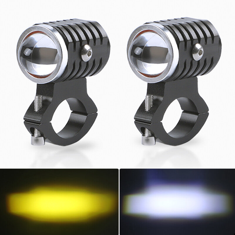 2x LED for Mini Work Light Fog Driving Spot Pods Off Road Truck ATV SUV Yellow White