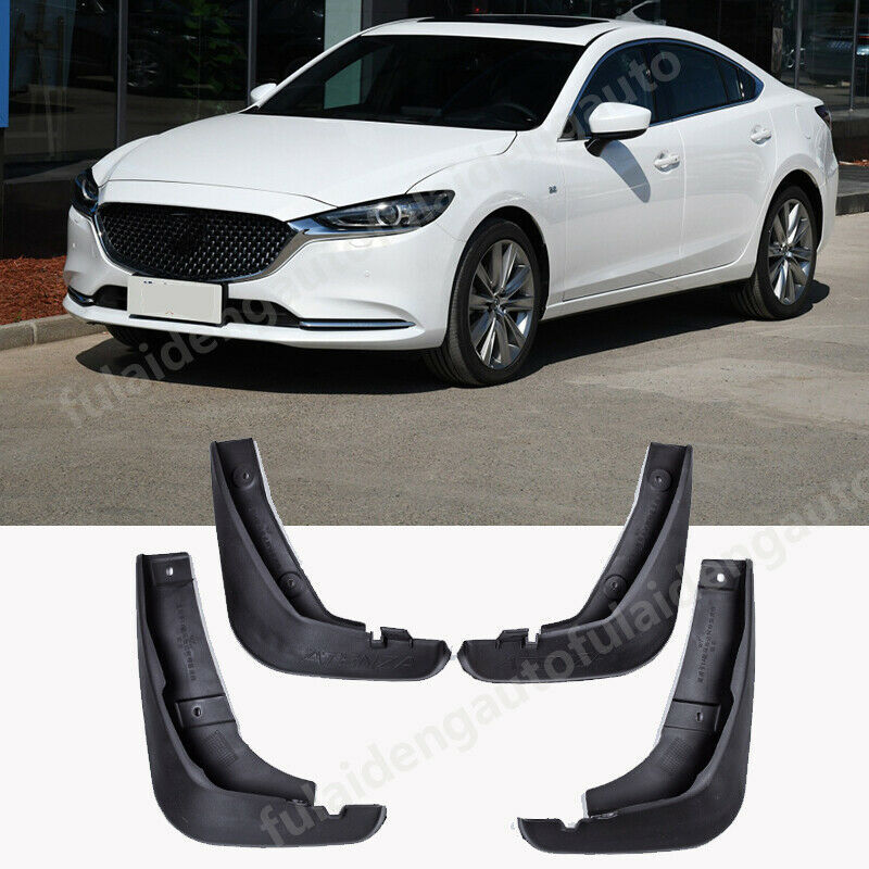 for Mazda 6 Atenza 2019-2021 Car Mud Flaps Splash Guard Fender Mudguard+Screws