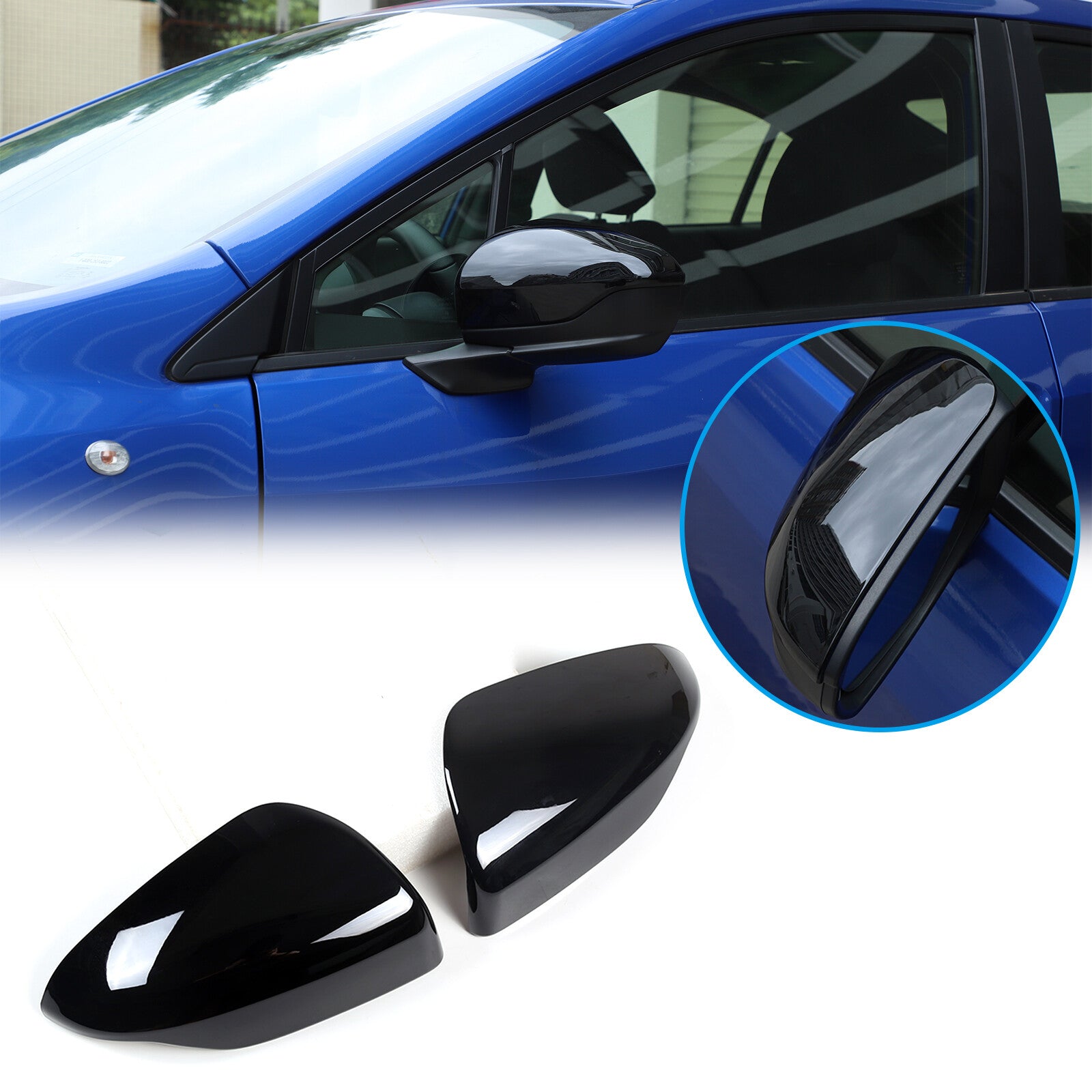 Red carbon fiber gear shifter cover decoration suitable for Supra A90 2019-2022- v