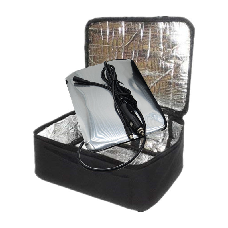 Personal Portable Oven Electric Car Food Picnic Heating Bag Aluminum Insulation