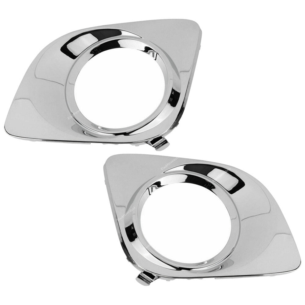 Fit For 2009-2012 for Toyota Venza Base Front RHLH Fog Light Lamp Frame Cover Trim