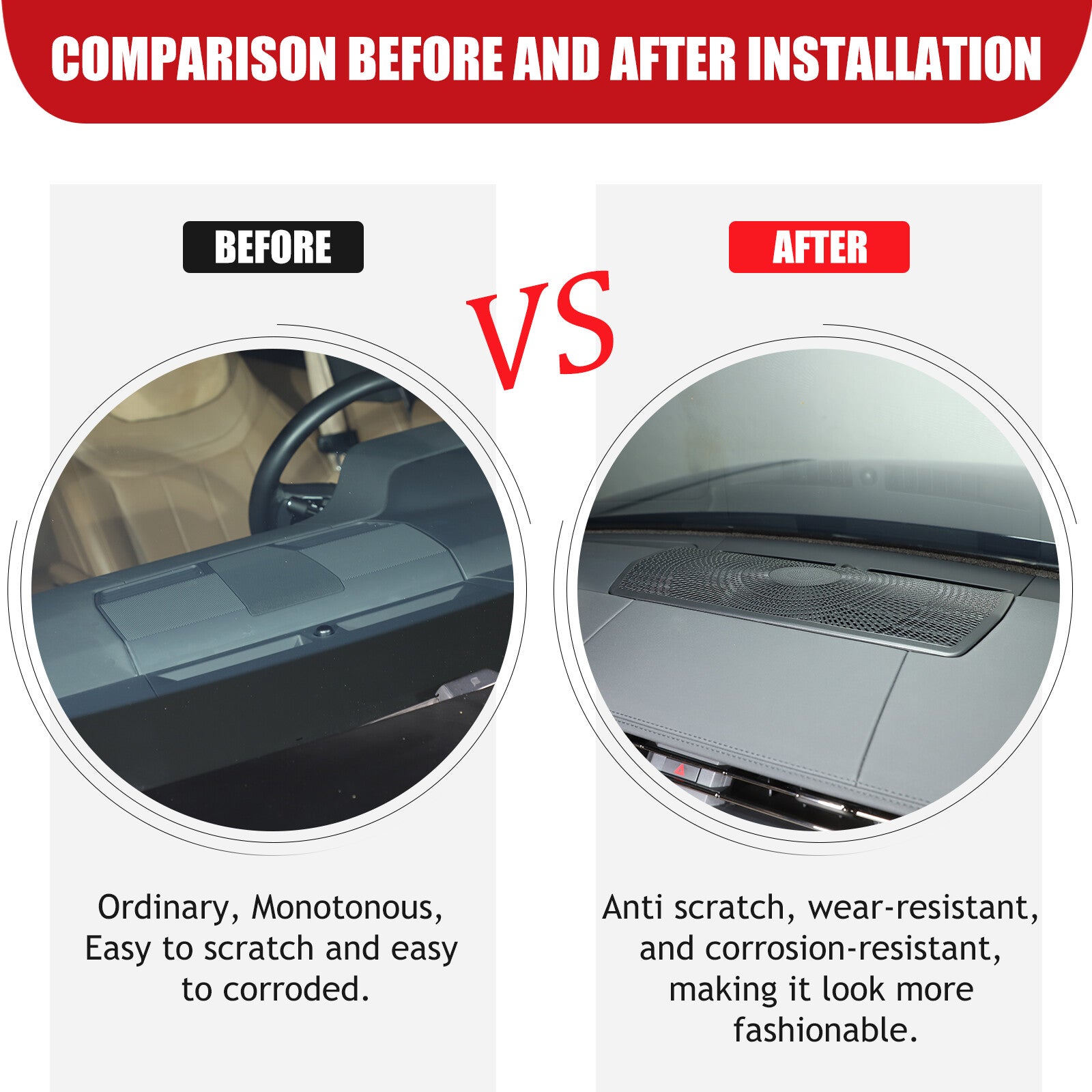 RED CARBON FIBER DOOR PANEL BUMP MAT Trim for Lotus EMIRA 2022-24- v