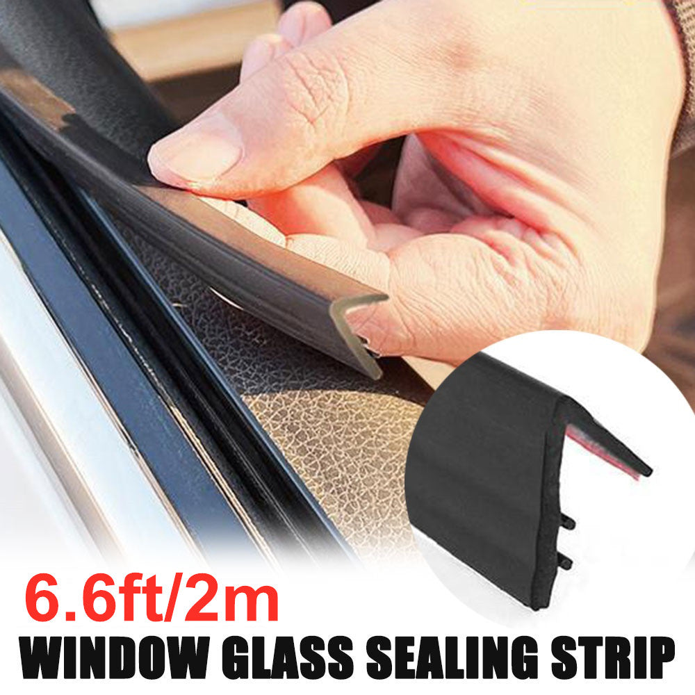 for Toyota 6.6ft V Shape Car Side Window Trim Edge Moulding Rubber Seal Strips