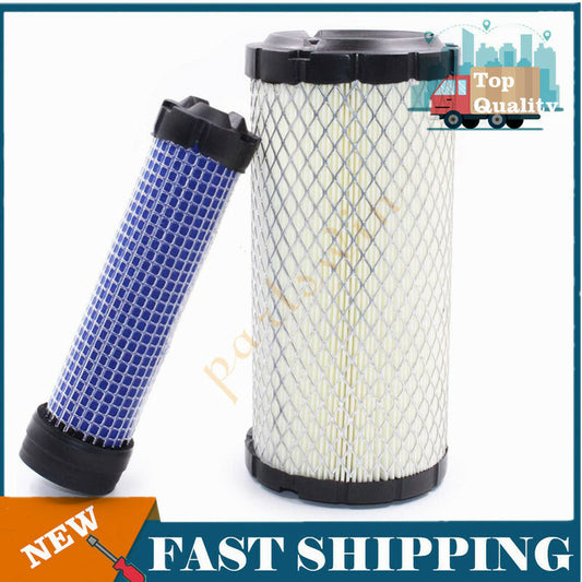 The air filter kit is suitable for P822769, P822768, R1401-42280, R1401-42270, RE68049, and RE68048-.