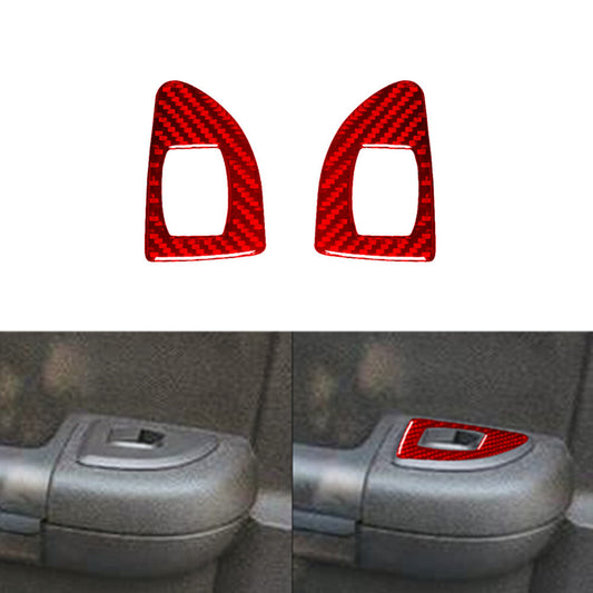 Carbon Fiber Interior Gear Shift Panel Cover Trim for Audi Q7 2007-2015 v