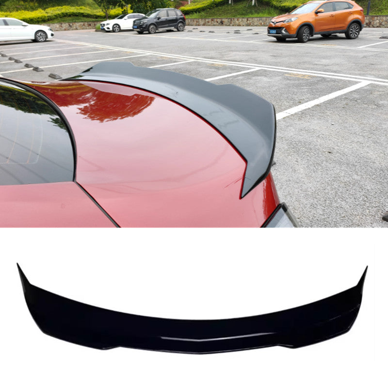 Rear Trunk Spoiler Lip Tail Wing Glossy Black ABS for Cadillac CT4 20-2024 23 B n