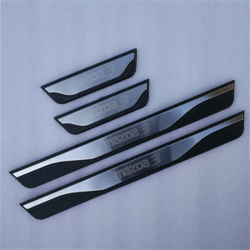 Suitable for Mazda 3 car parts, steel door and window scratch protection cover (2014-22)
