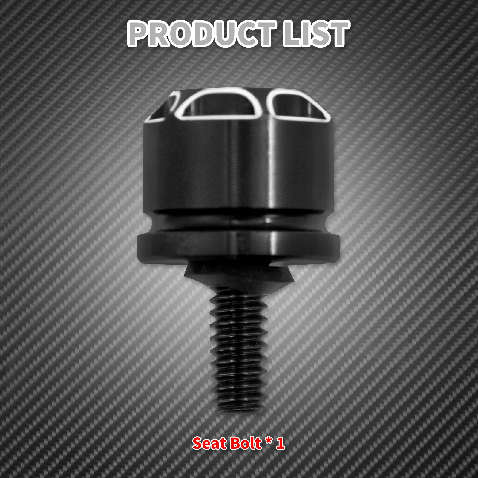for Seat Cross Screw Bolt Mount Kit Fit for Harley Dyna Softail Sportster XL Touring