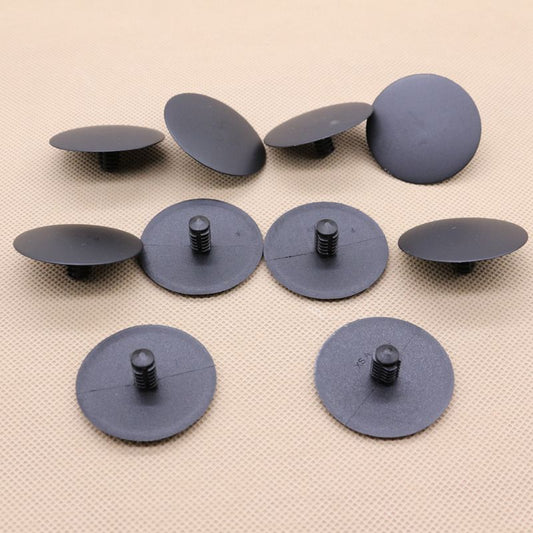 10-pack of black nylon-coated insulated fastener clips and rivets for GM 21039141