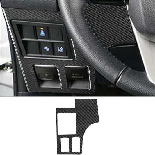 Carbon fiber interior dimming control cover trim for Toyota Hilux 2015 - 2021