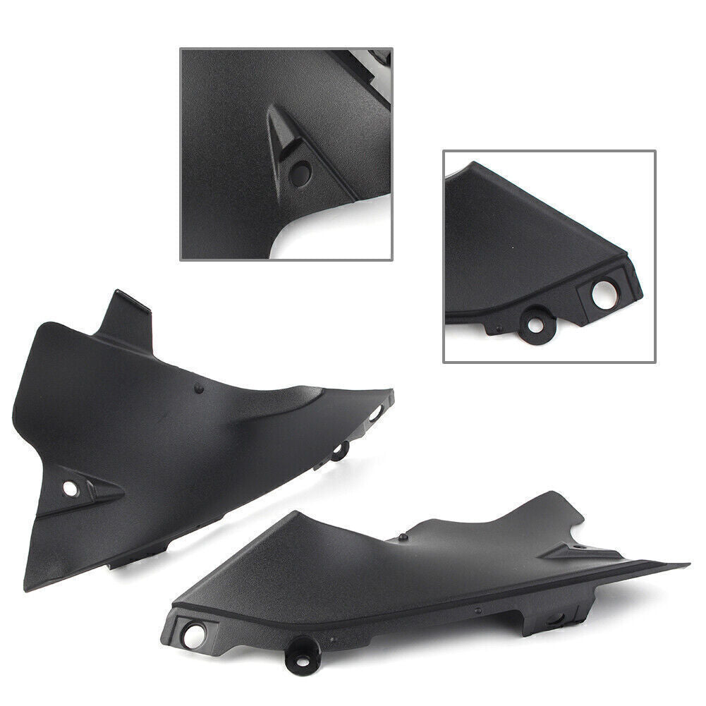 Black Left&Right Side Air Duct Cover Fairing Tube for Yamaha YZF R1 2004-06 2005