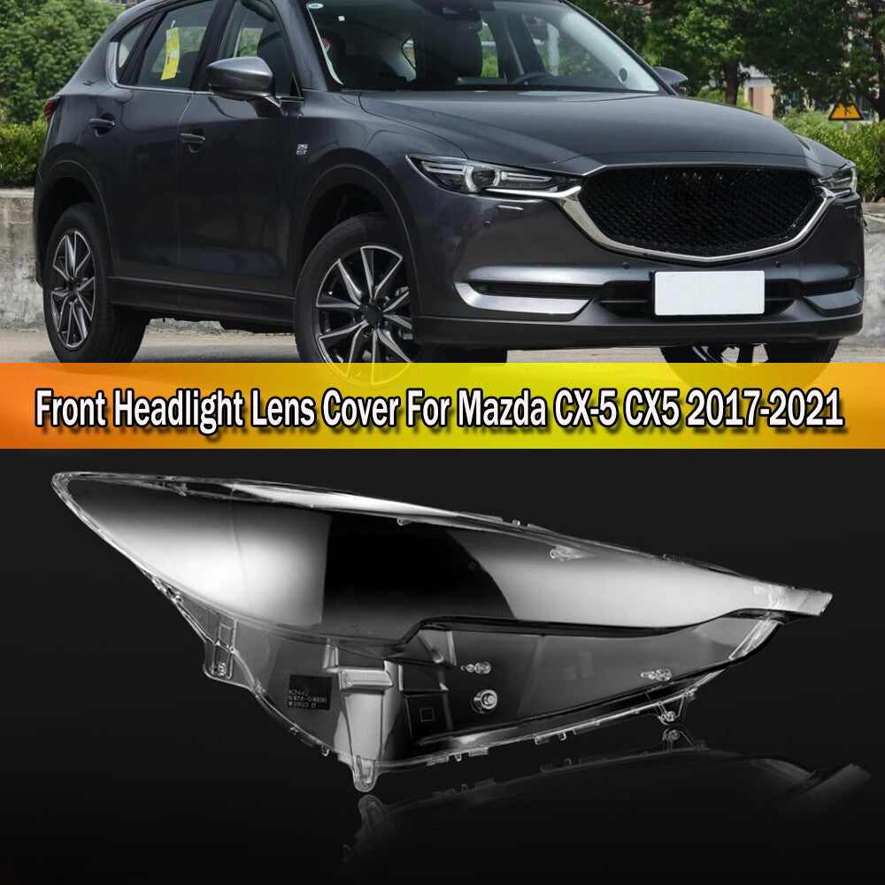Right front headlight lens cover/headlight cover suitable for Mazda CX-5 2017-2021