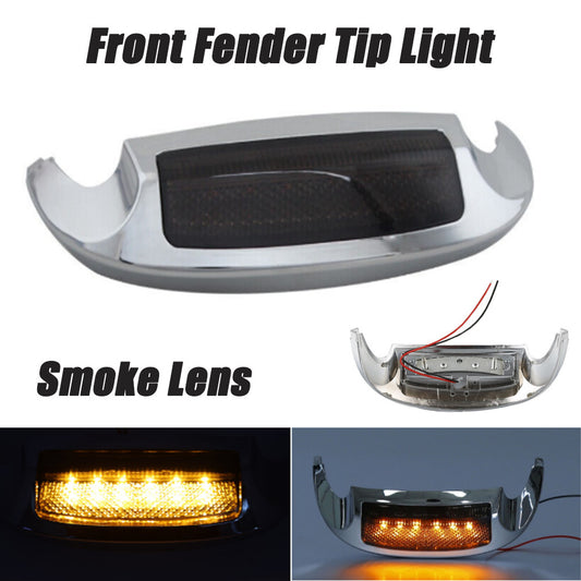 New front fender LED headlights and smoke lenses for Harley Touring Electra Glide FLHTK- n