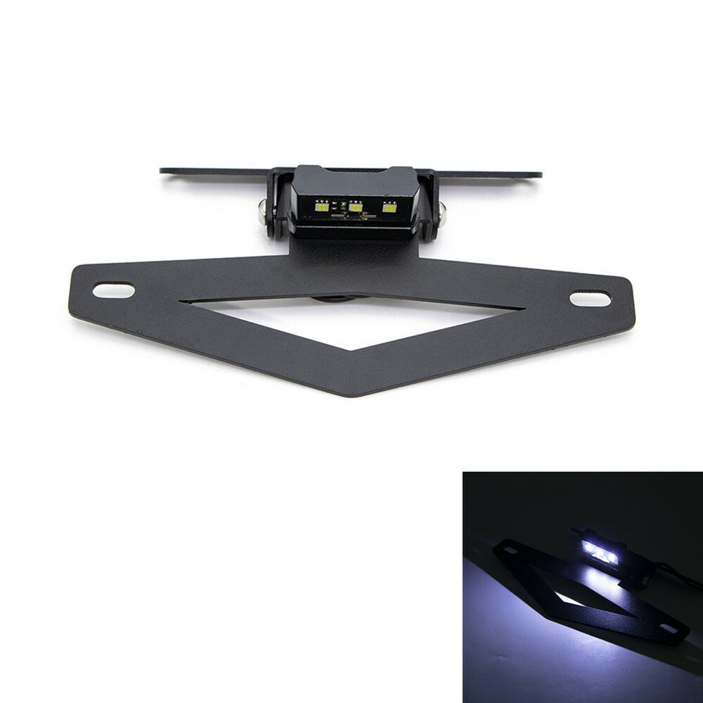 LED Tail Light Mount License Plate Light Bracket Holder For Benelli Leoncino 500 Q