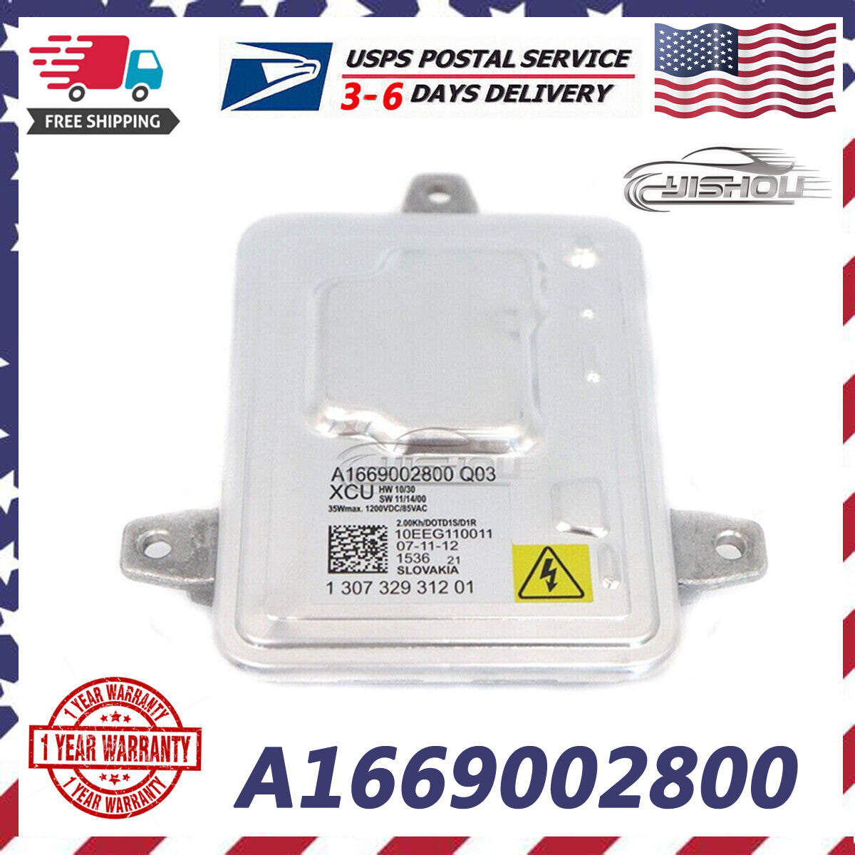 New Xenon HID Headlight Ballast Unit for Dodge for Mercedes-Benz C ML A1669002800 Q