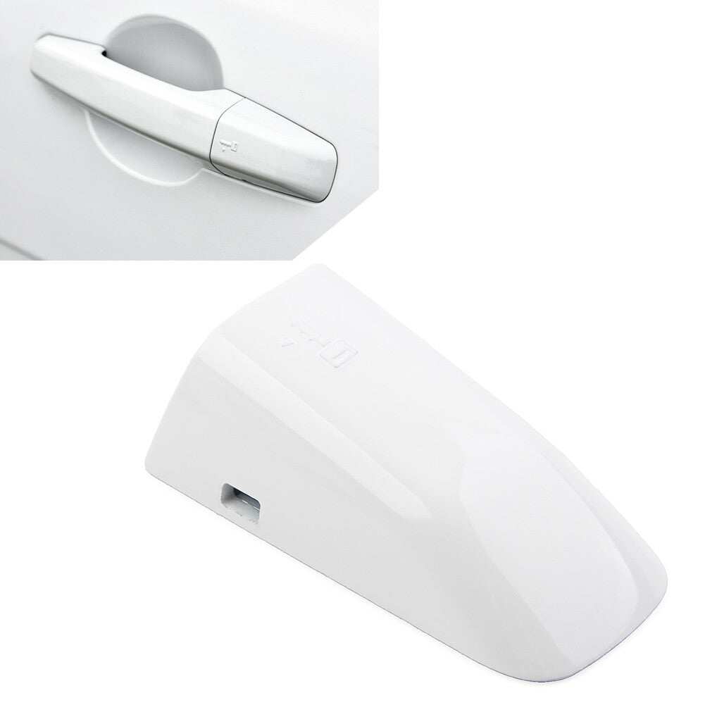 Front Driver Side Exterior Door Handle Cap White for Range Rover for Jaguar XE