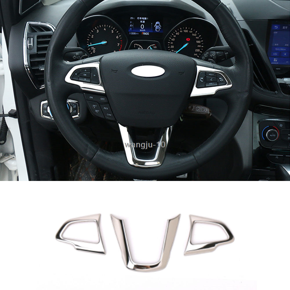 For Highlander 2014-2019 Silver Inner Door Speaker Panel Cover Decor Trim v