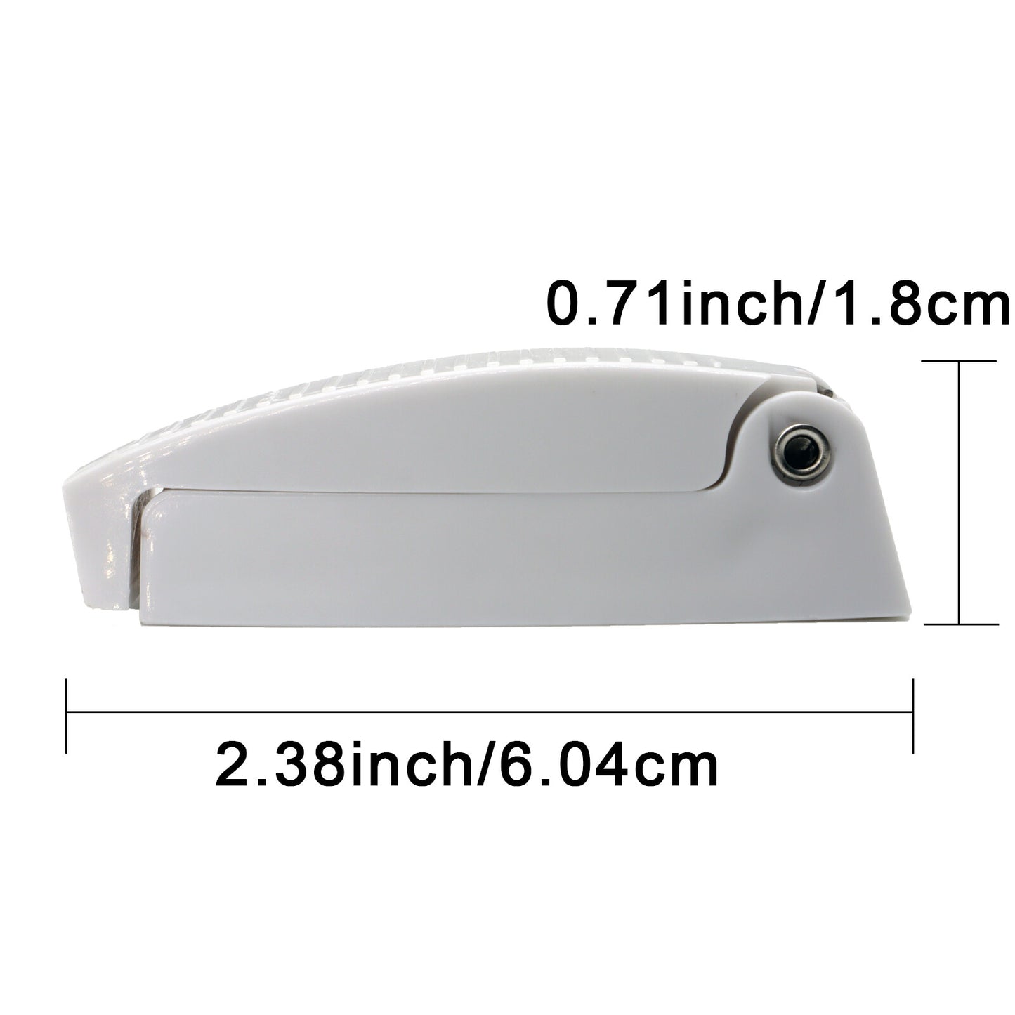 RV White Baggage Door Catch Holder Clips Latch 5X For Camper/Trailer Motorhome Q