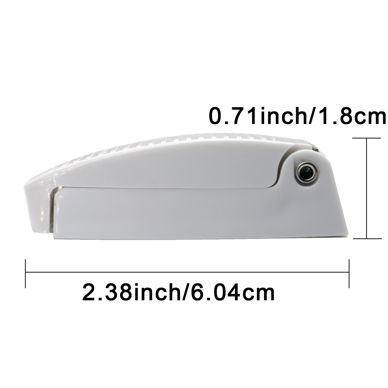 RV White Baggage Door Catch Holder Clips Latch 5X For Camper/Trailer Motorhome Q
