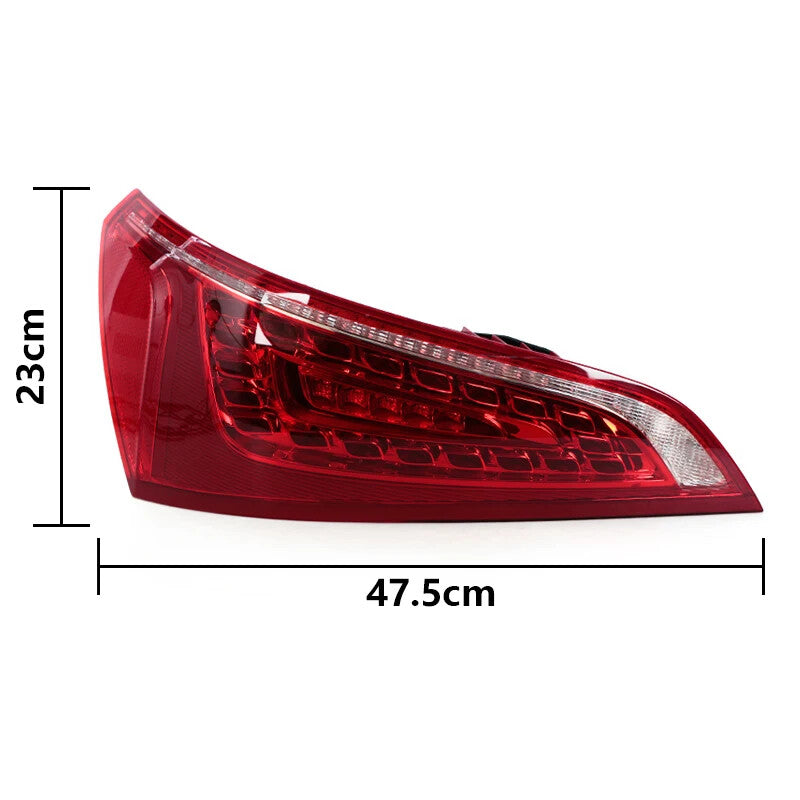 LED rear taillights, turn signals, and stop brakes for Audi Q5 2010-2012 models.
