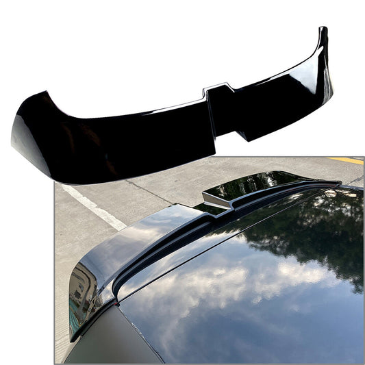 for Volkswagen for Golf MK6 R 2008-2012 Black Rear Roof Spoiler Window Wing Trim