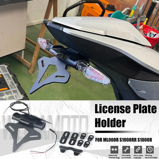 for BMW S1000RR S1000R M1000RR Tail Mount License Plate Holder Rear Bracket