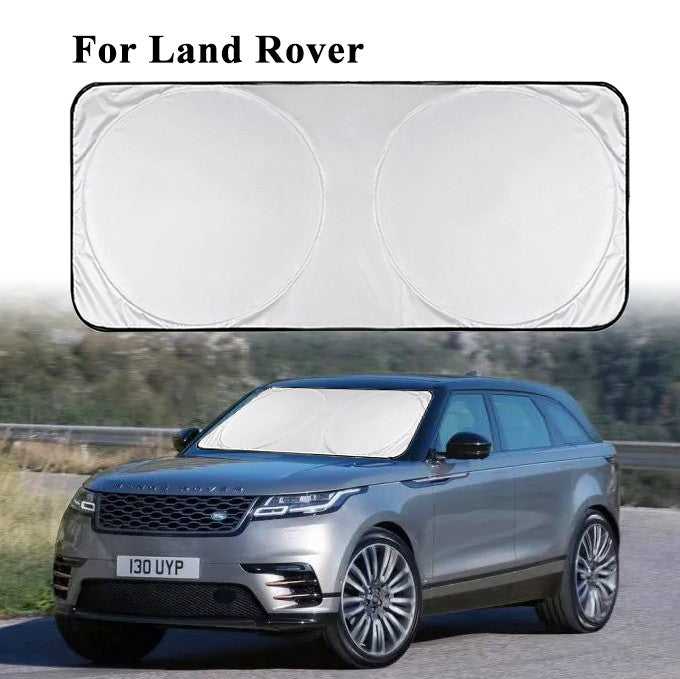 Foldable front sun visor cover for Land Rover vehicles - n