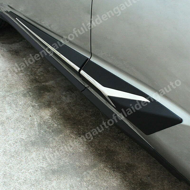 for Lexus NX200t 300h 15-21 black Chrome Side Door Body Guard Molding Cover Trim