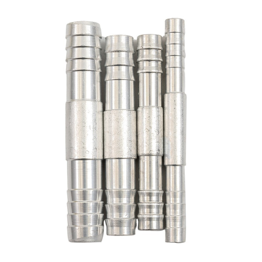 4 Pcs/set A/C Hose Barb Straight Splice Push In Fitting 6/8/10/1