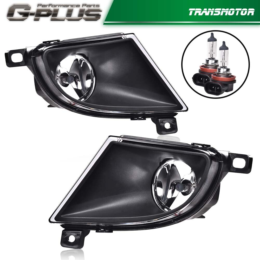 Clear Fog Lights fit for 2008 - 2010 5 E60 E61 Driving Lights with Bulbs - v