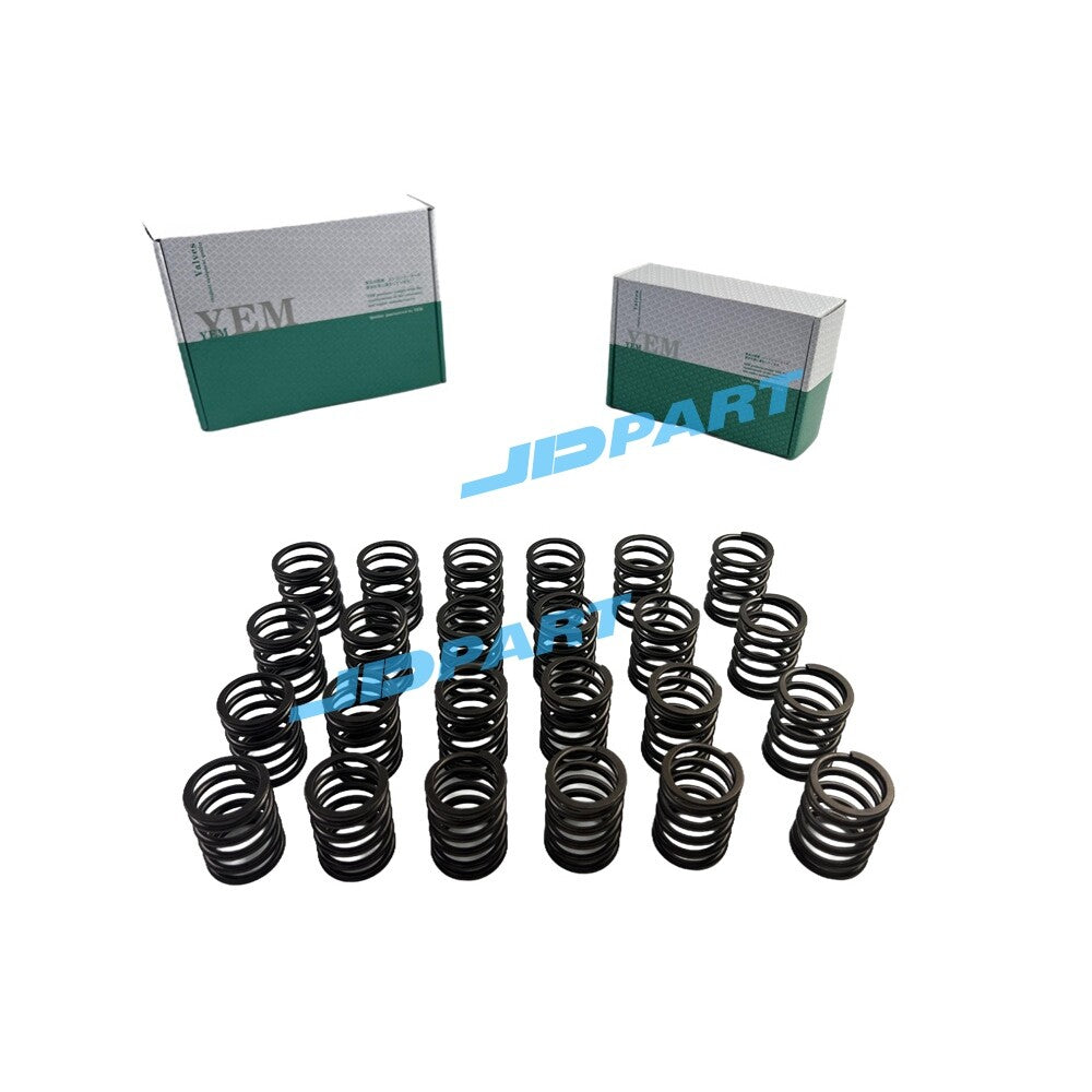 Agricultural engine parts, 24 pieces, 6D114 valve springs, suitable for engines.