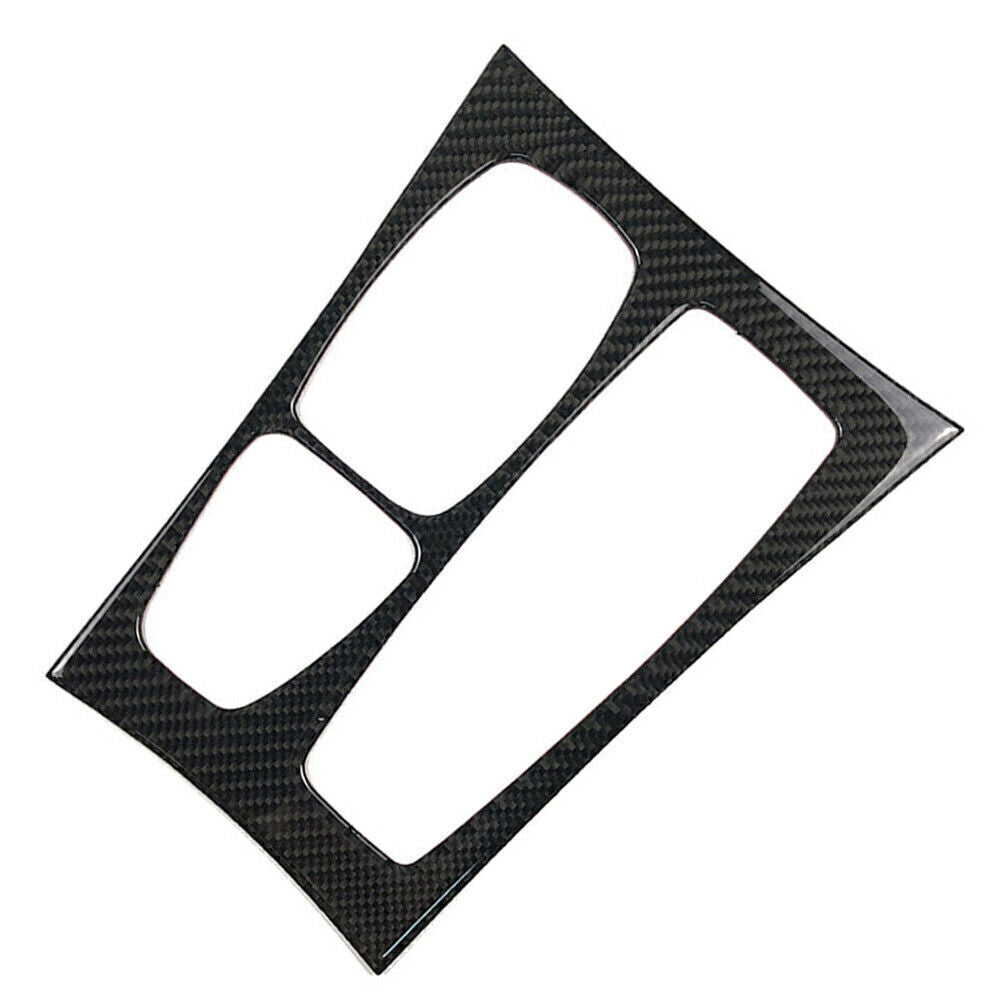 for BMW E70 X5 E71 X6 2008-13 RHD Carbon Fiber Car Gear Shift Box Panel Trim