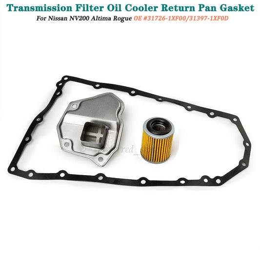 Transmission Filter Oil Cooler Return Pan Gasket JF011E RE0F10A for Nissan 07-18 Q