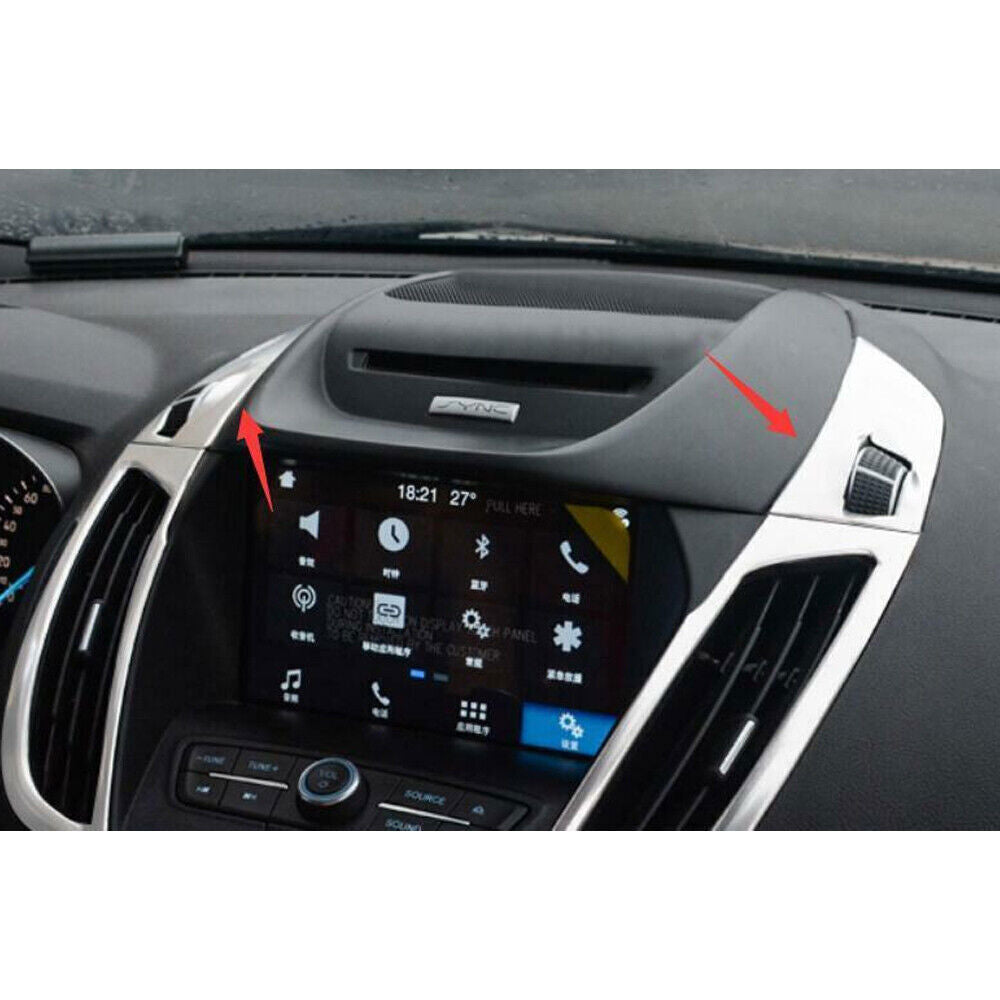 for Kia Forte 2019-2021 Carbon Fiber Front Bumper Fog Light Lamp Ring Cover Trim v